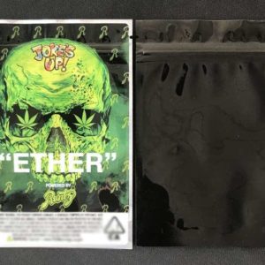 Ether (Powered by Runtz) Jokes Up 3.5g mylar bags