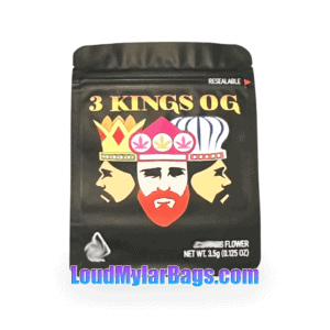 3 Kings OG by CannaKings 3.5g Mylar bags
