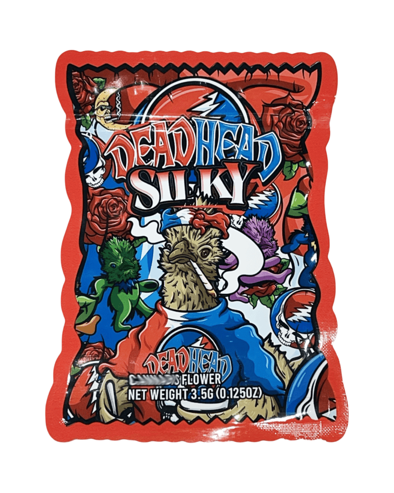 Silky DeadHead 3.5g DieCut Empty Mylar Bags