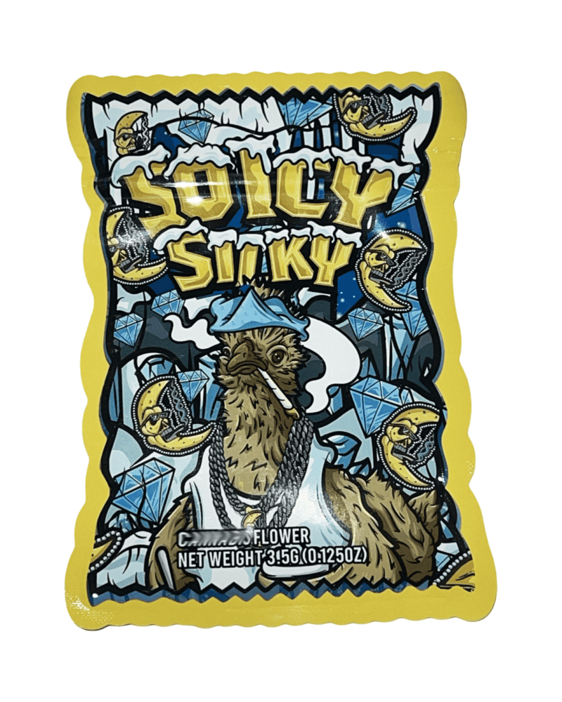 Silky Solcy 3.5g DieCut Empty Mylar Bags